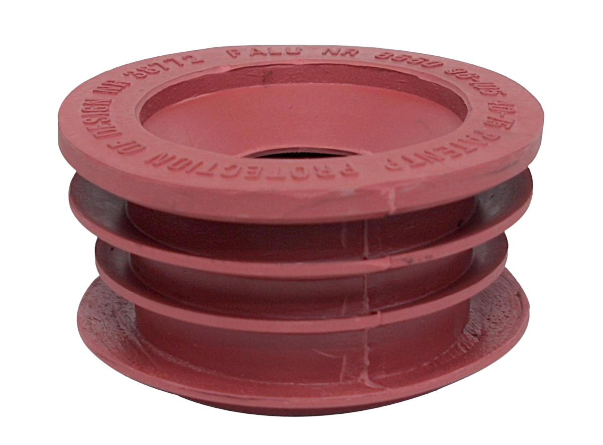 Gumminipplar för 3" N-rörmuff, slätända i 4" N-rör, 110 mm MA-PVC-rör, Faluplast