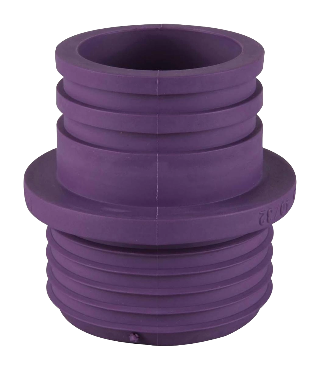 Gumminipplar för 50 mm HT slätände, Faluplast