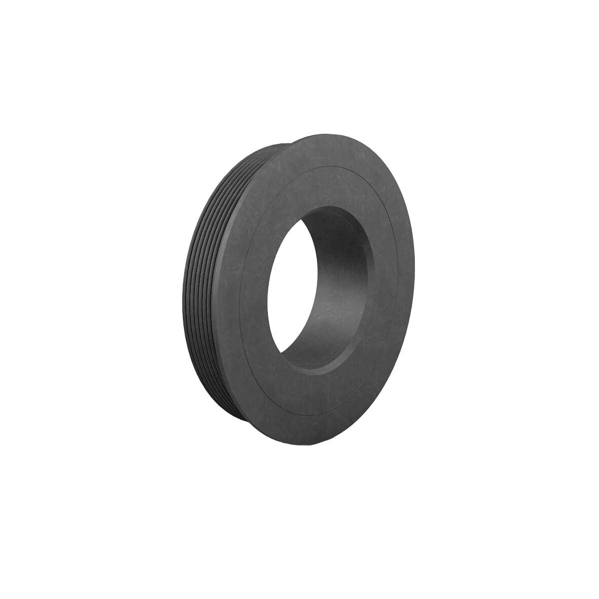 Gumminipplar för plaströr, svarta 100/75, Purus