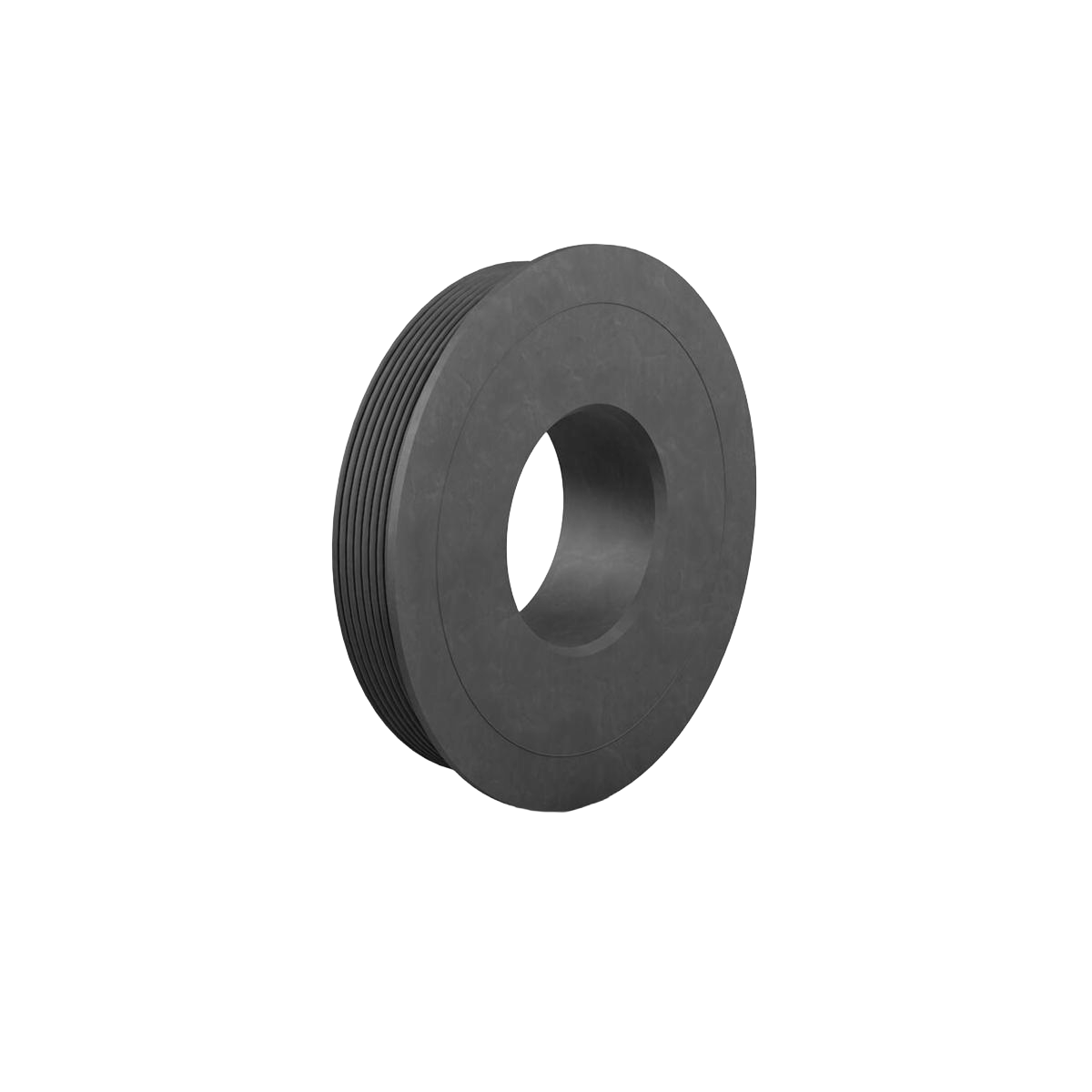 Gumminipplar för plaströr, svarta 100/50, Purus