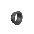 Gumminipplar i slätänden på 50 mm plaströr, Purus