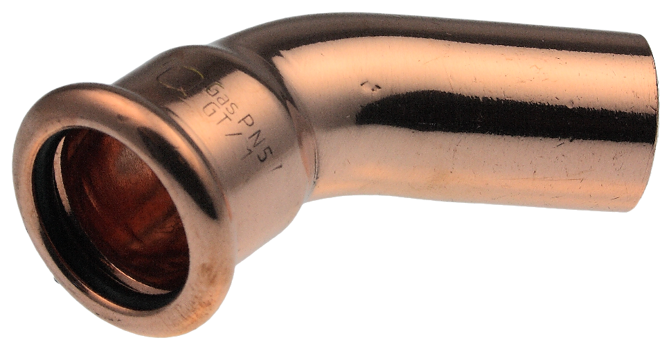 VSH XPress Koppar böj 45º FM 1M