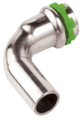VSH SudoPress Förkromad koppar Böj 1 muff 90°