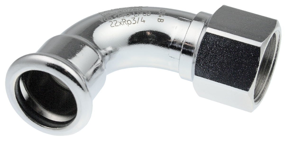 VSH XPress Elförzinkad böj 90º inv gga 28XRp1