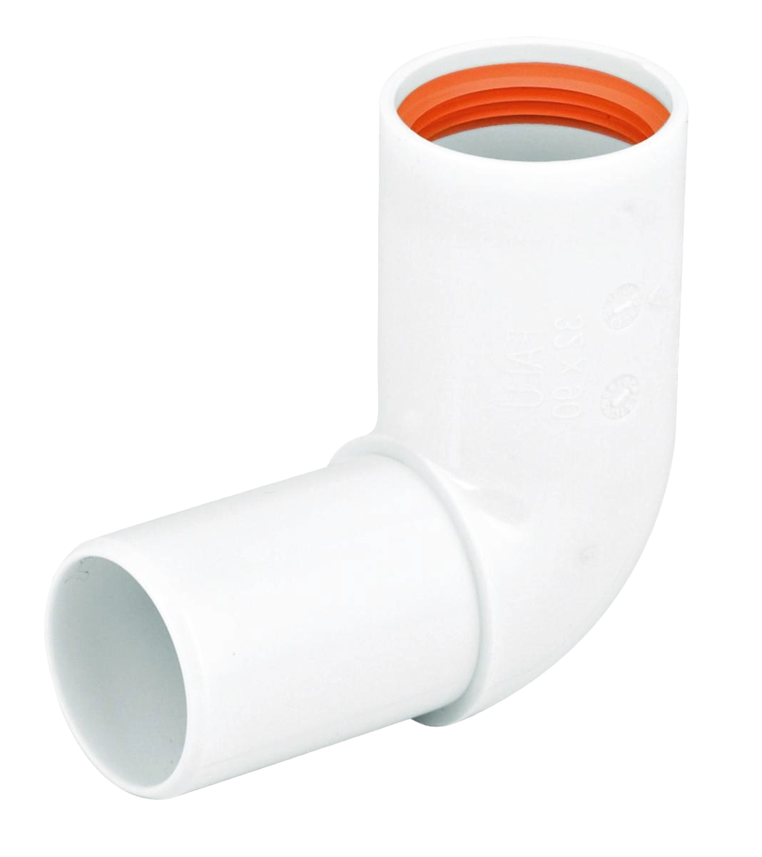 Böj 90° instick/slätända, PP, Faluplast
