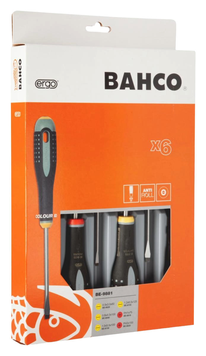 Skruvmejselsats Bahco BE 9881