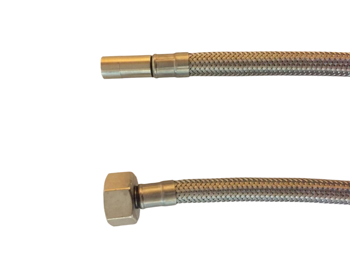 Anslutningsslangar rak/slät silikon R15x12