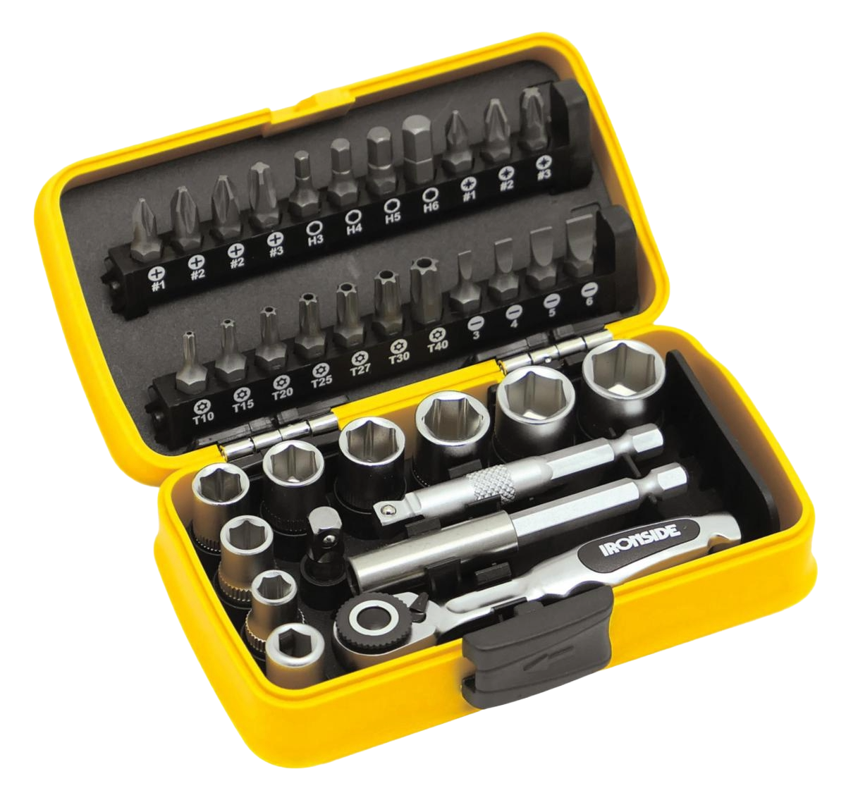 Bits-/hylssats Ironside Compact mini 35 delar