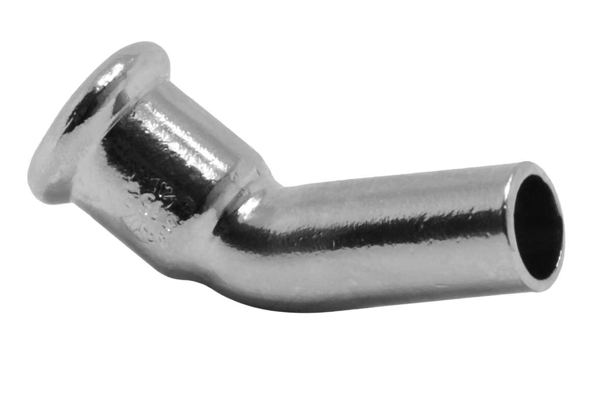 VSH XPress Förkromad koppar böj 45º FM