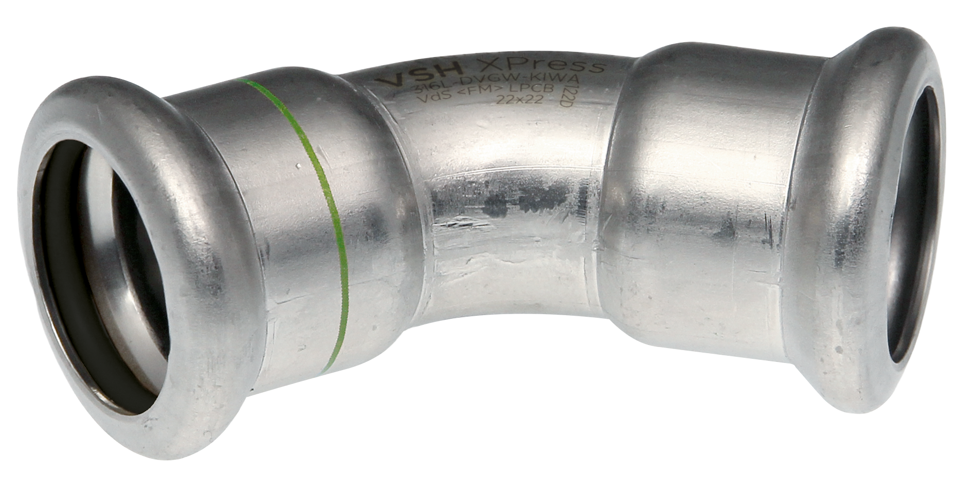 VSH XPress Rostfri böj 45º FF