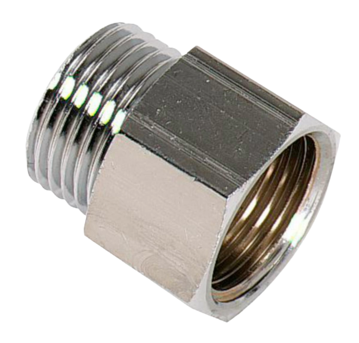 Nippel, in- och utvändig gänga ("skojarnippel"), förminskade/oförminskade förkromad