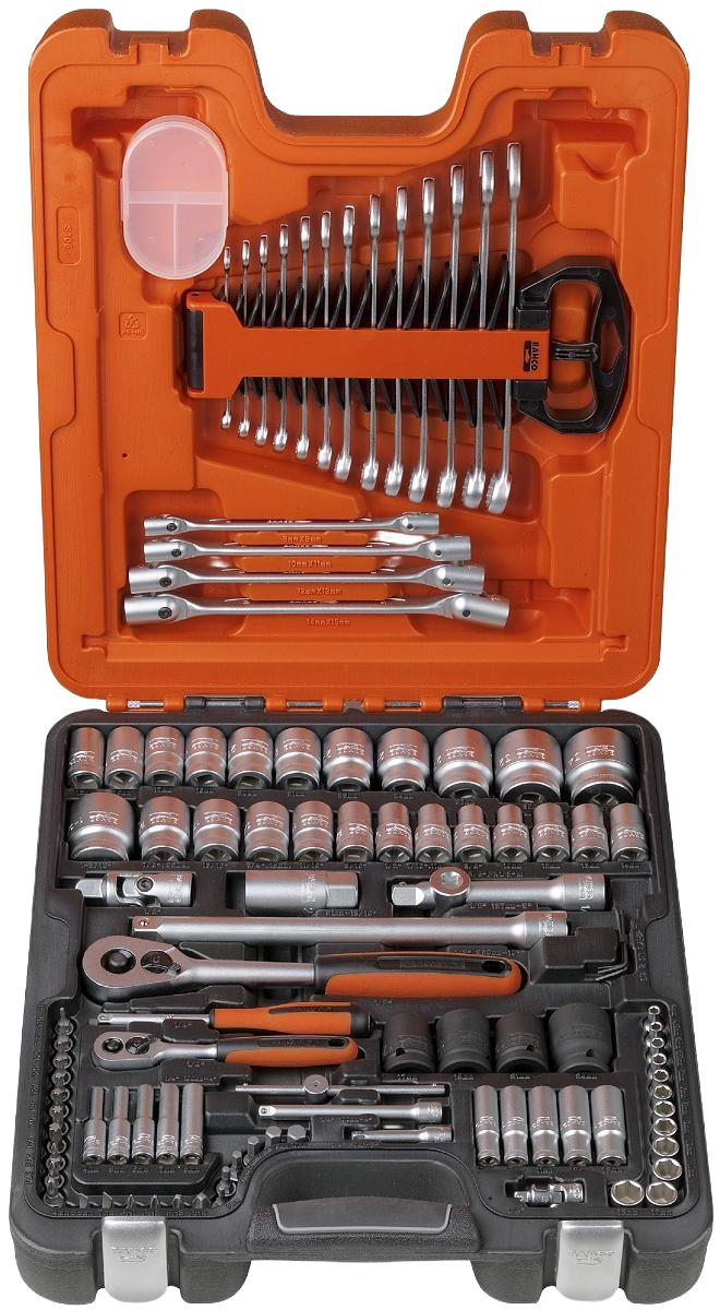Hylsnyckelsats Bahco S106, 1/4", 1/2"