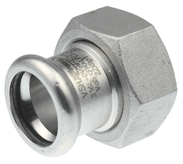 VSH XPress Rostfri övergång med lekande mutter