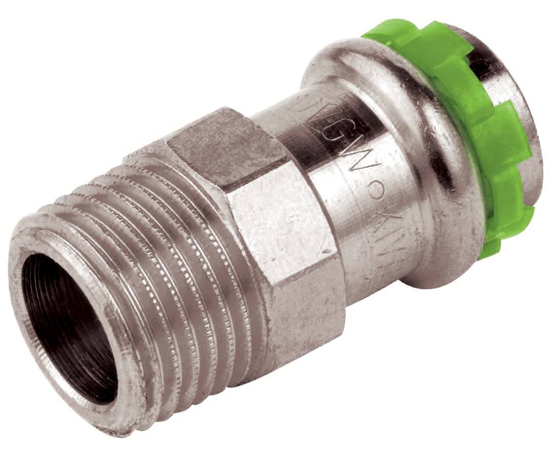 VSH SudoPress Förkromad koppar Övergångsmuff utv gga 15X12