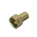 Övergångsnippel mässing med inv gänga press, Ezze