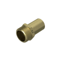 Övergångsnippel mässing med utv gänga / press, Ezze