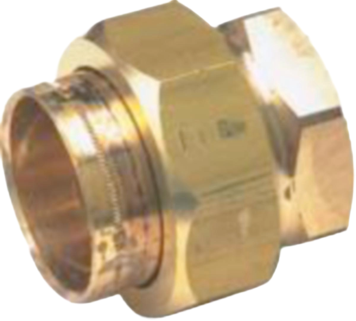 Koppling rak cu x invändig gänga