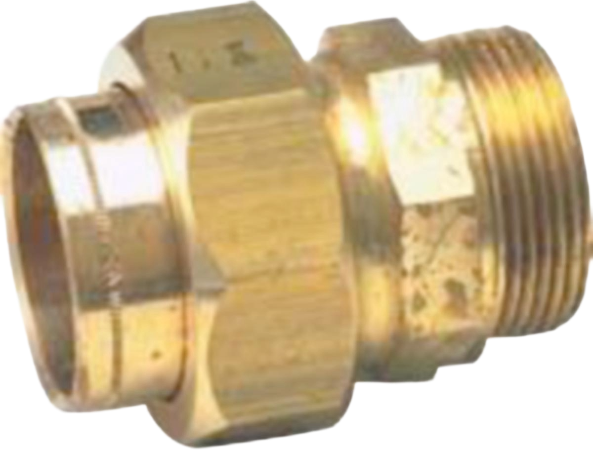 Koppling rak cu x gänga, cu x utvändig gänga