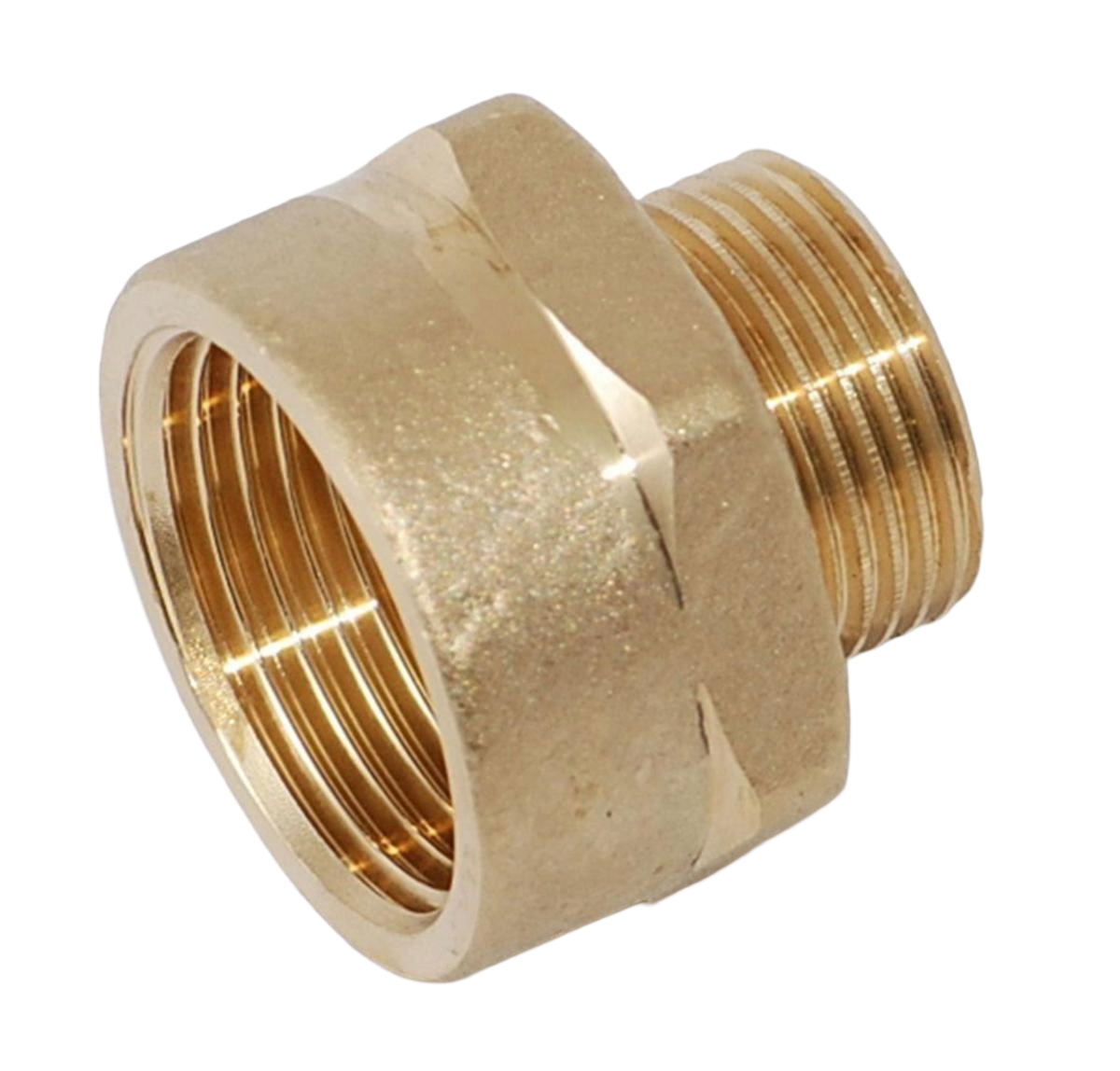 Nippel, in- och utvändig gänga ("skojarnippel"), förminskade