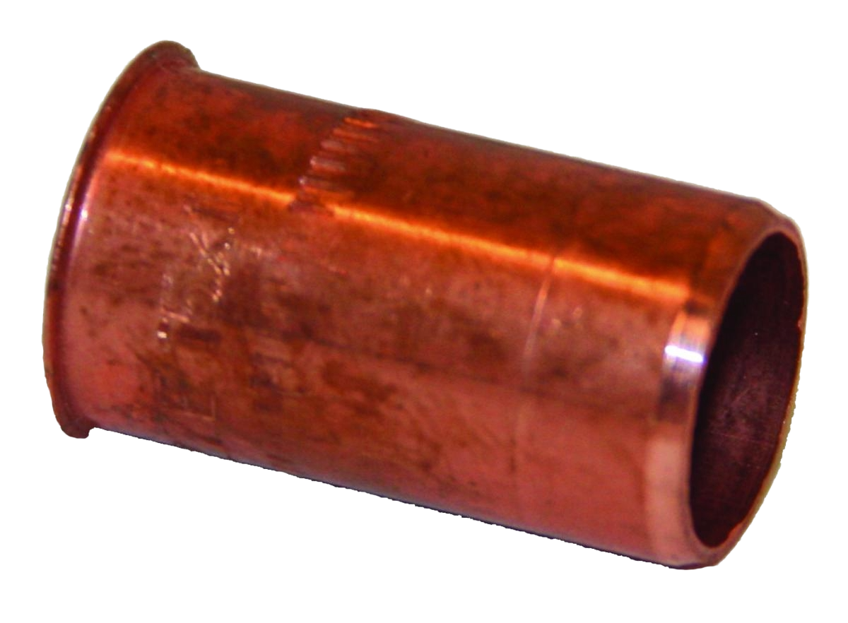 Stödhylsor för kopparrör, koppar