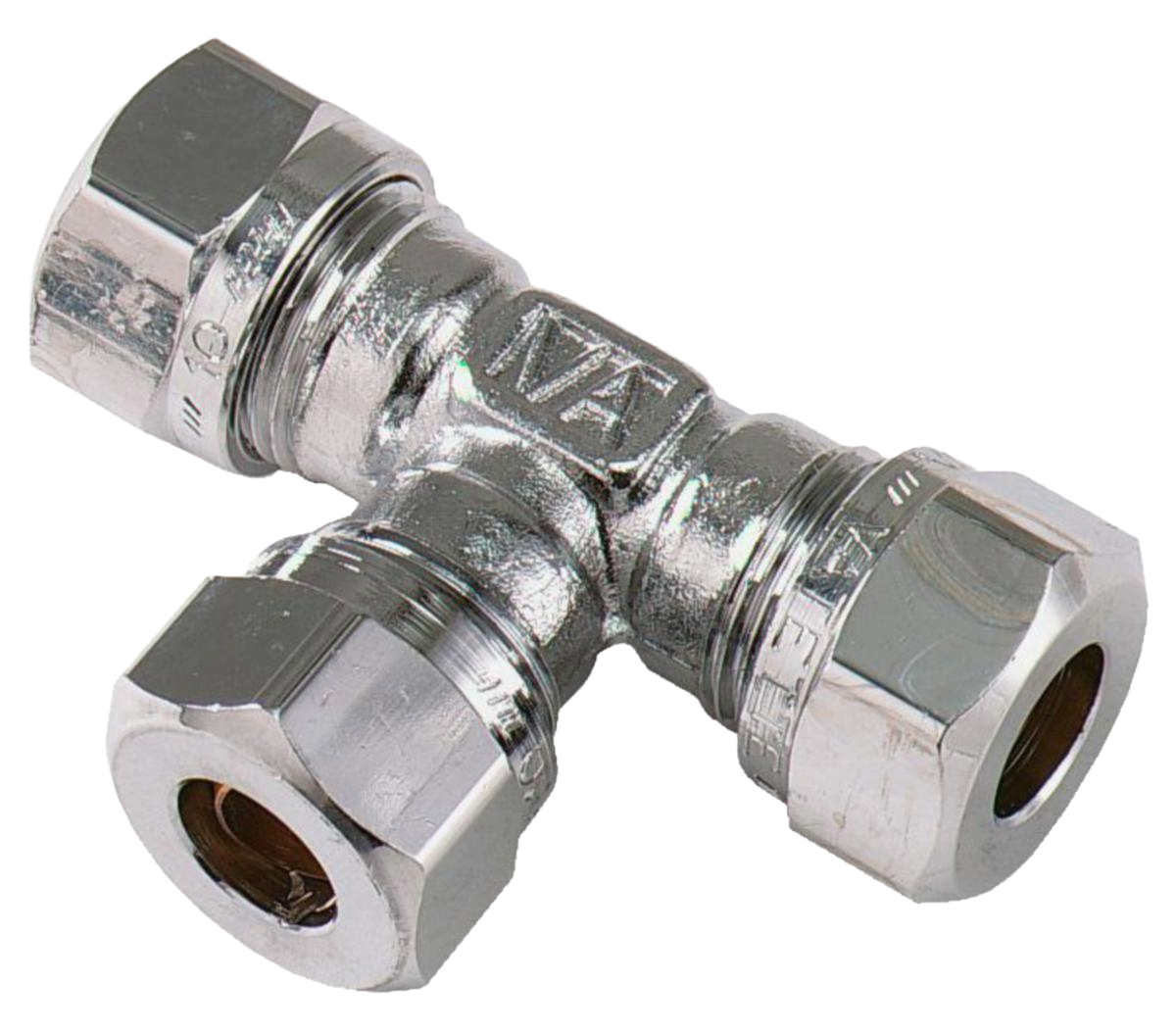T-koppling 90° VA 1150, krom, Vatette