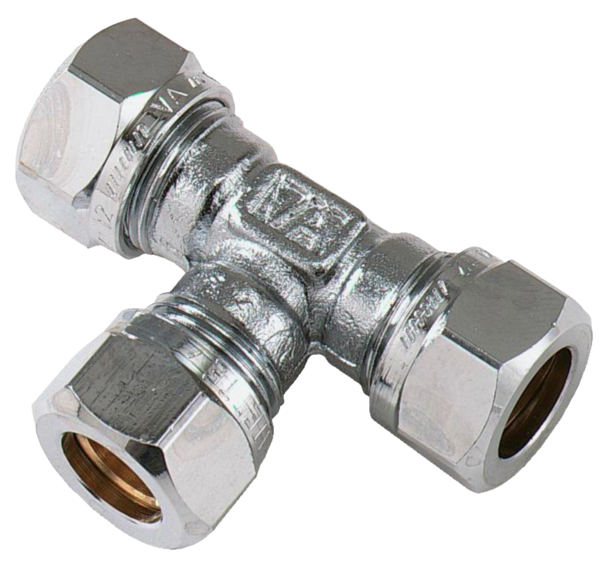 T-koppling 90° VA 1150, krom, Vatette