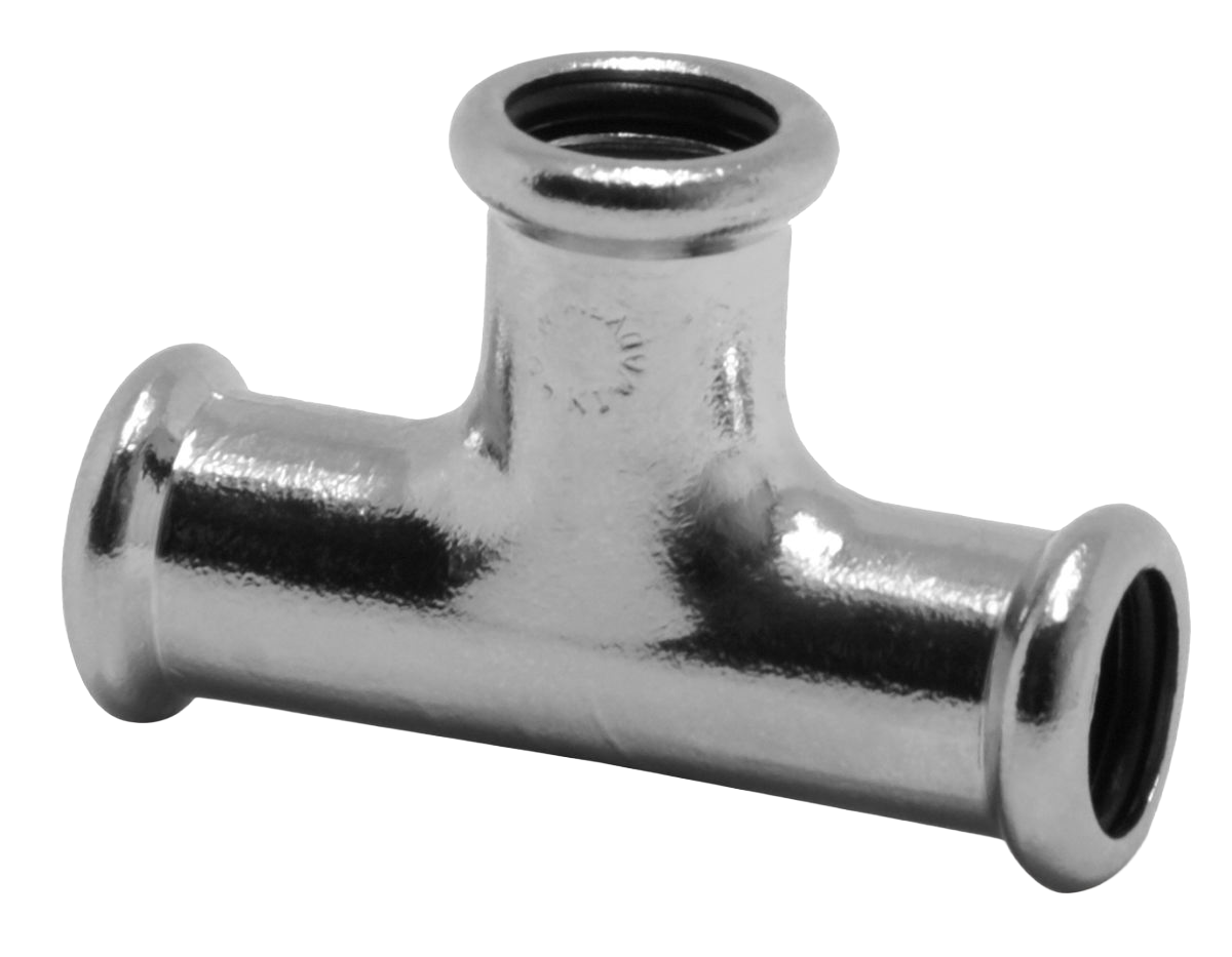 VSH XPress Förkromad koppar T-rör