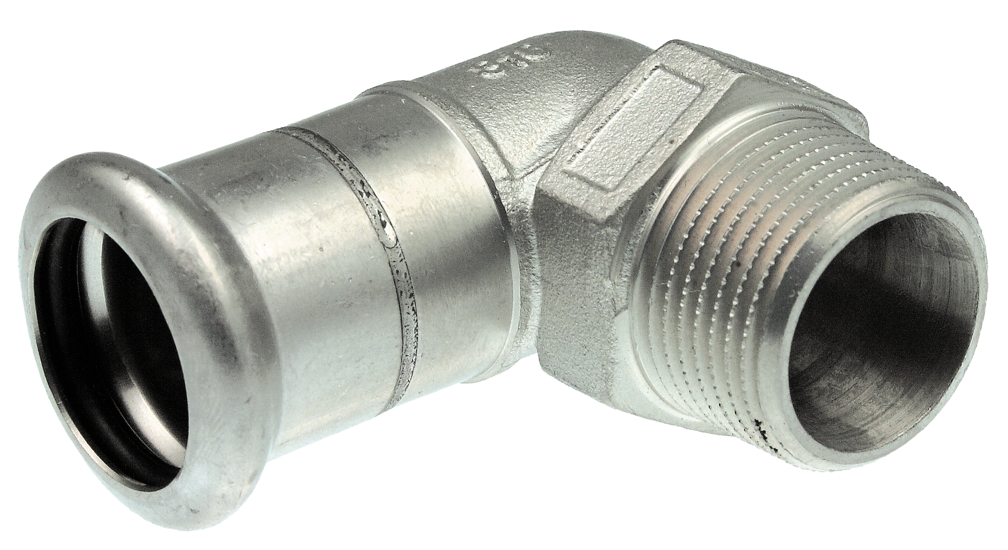 VSH XPress Rostfri vinkelövergång 90º utv gga 22XR3/4